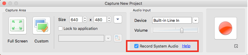 Recording System Sound - Mac OS