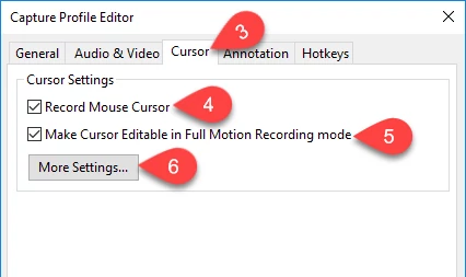 Change Mouse Cursor in Captured Videos