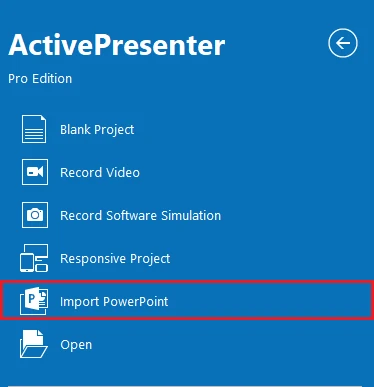 convert Powerpoint into video with ActivePresenter
