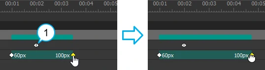 You can move multiple keyframes on the timeline.