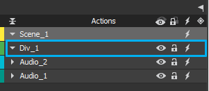 Click the Event Handlers button to add actions.