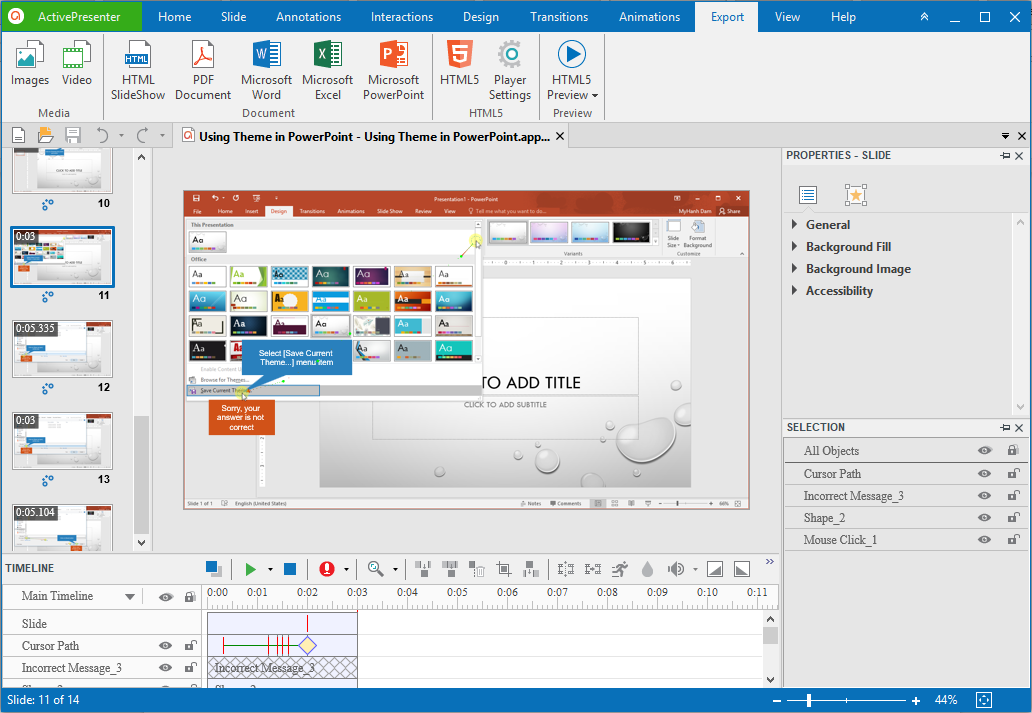 Create Software Simulations with ActivePresenter 7
