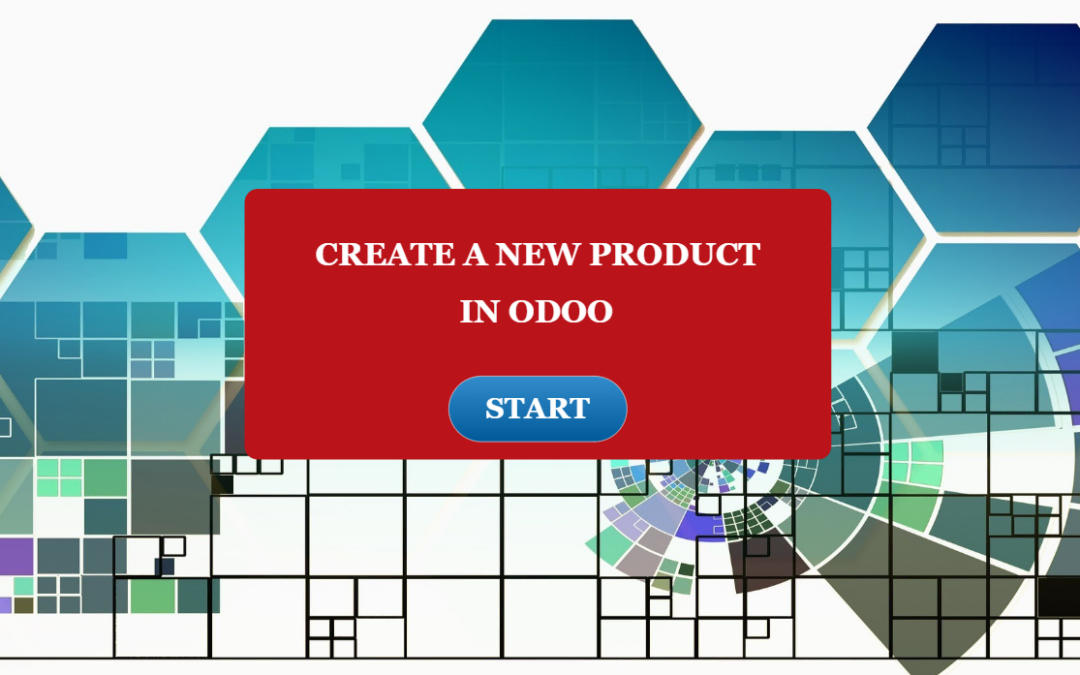 Create a New Product in Odoo