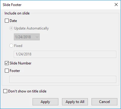 Add Slide Numbers in ActivePresenter 7