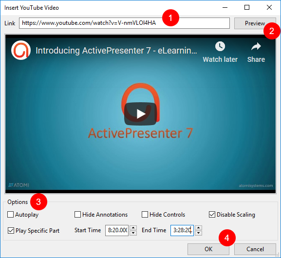 youtube embedded video
