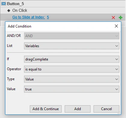 Learn how to add variables and work with them in ActivePresenter 7.