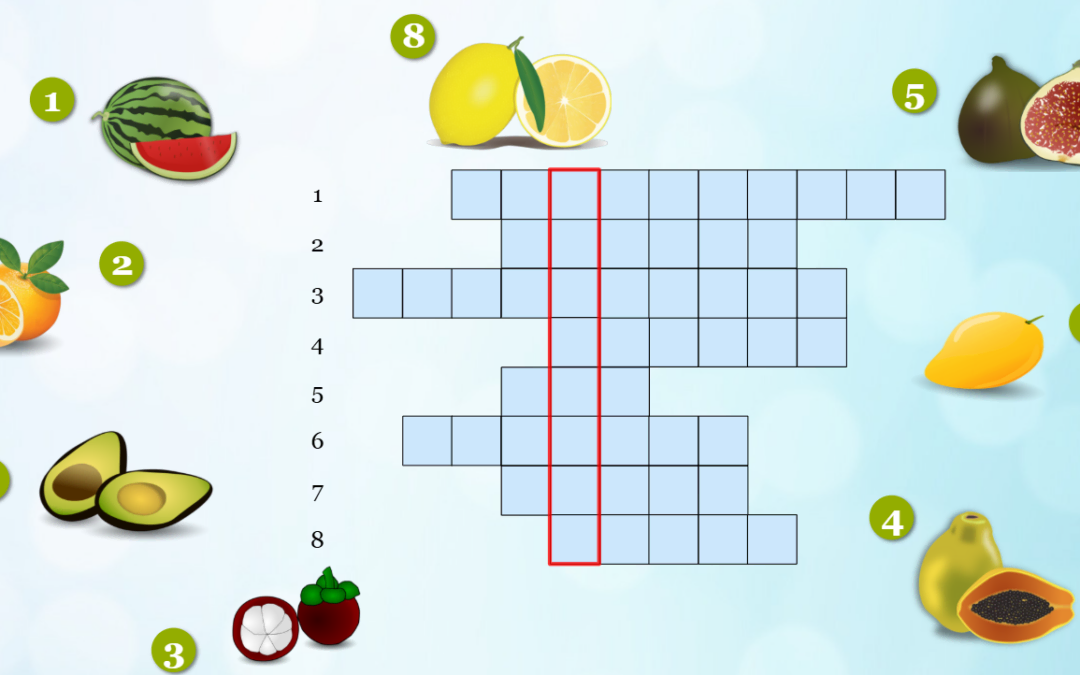 Fruit Names – Crosswords