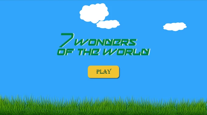 Creating eLearning Games 01: Seven Wonders of the World