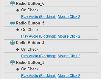 Radio buttons