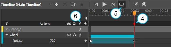 Loop playback inside the editor to preview.
