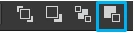 Click Send Backward button on the display order toolbar.