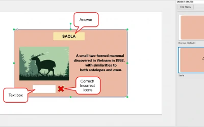 Advanced Interactive Flashcards: Easy to Create with ActivePresenter