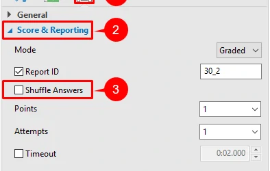 Randomize Questions and Shuffle Answer Options with ActivePresenter