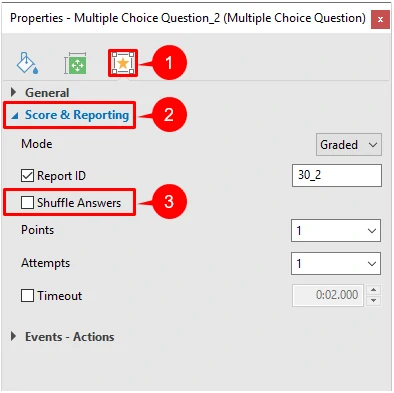 Randomize Questions and Shuffle Answer Options with ActivePresenter
