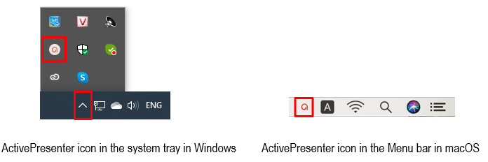 ActivePresenter icon in windows and macOS
