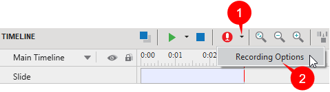 Calibrate Audio Input When Recording Narration Only