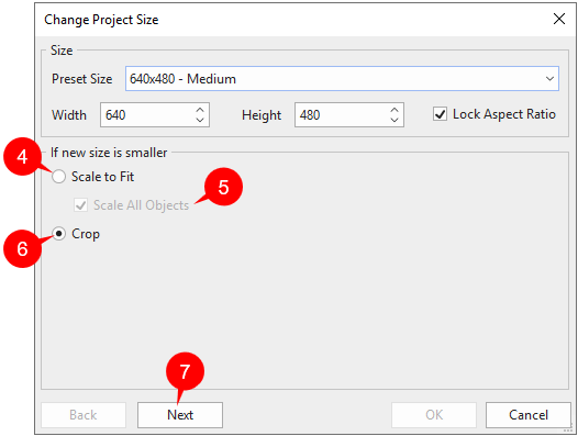 How to Change Project Size in ActivePresenter 8