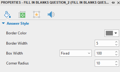 Format Blanks Style
