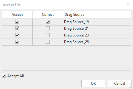 Set Correct Answer for Drag-n-Drop Question
