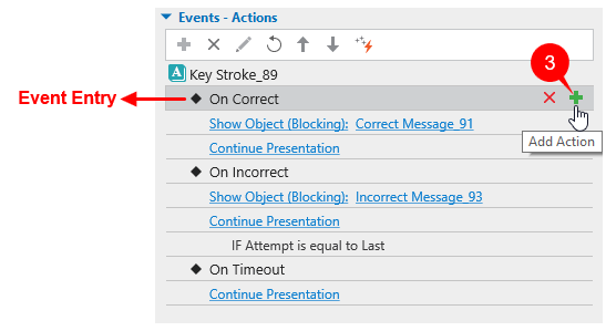 Add Actions to Interaction Objects