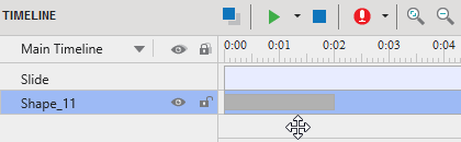 You can drag the Motion Path effect time bar as a yellow bar in the Timeline pane downward until it turns gray and then release the mouse button.