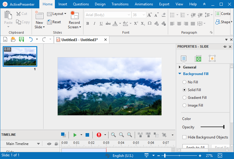 How to Insert Images in ActivePresenter 8