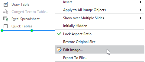 Whatever screenshots are saved as image objects or background images, it’s possible to further edit them right in ActivePresenter.