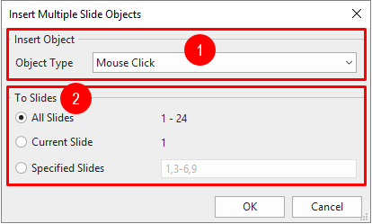 Insert Objects to Multiple Slides