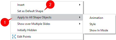 Style Multiple Objects in ActivePresenter 8