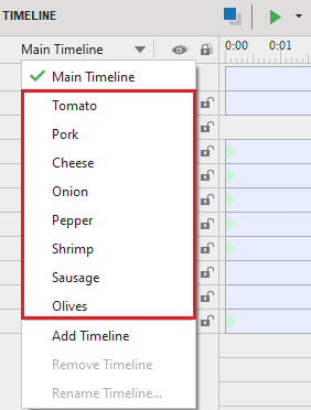 Use Multiple Timelines in ActivePresenter 8