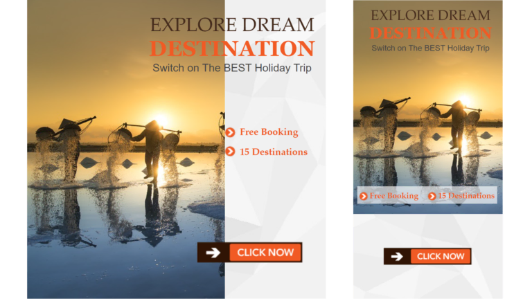 responsive banner by Saola Animate 3
