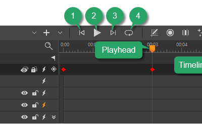 Use the Timeline Pane in Saola Animate 3