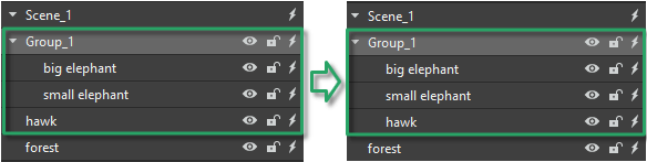 Group elements, Add to group