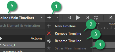 Use Multiple Timelines in Saola Animate 3