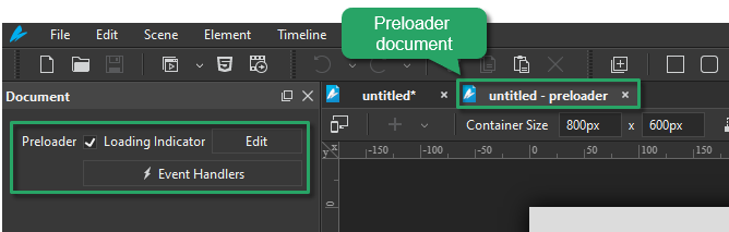 Edit custom preloader