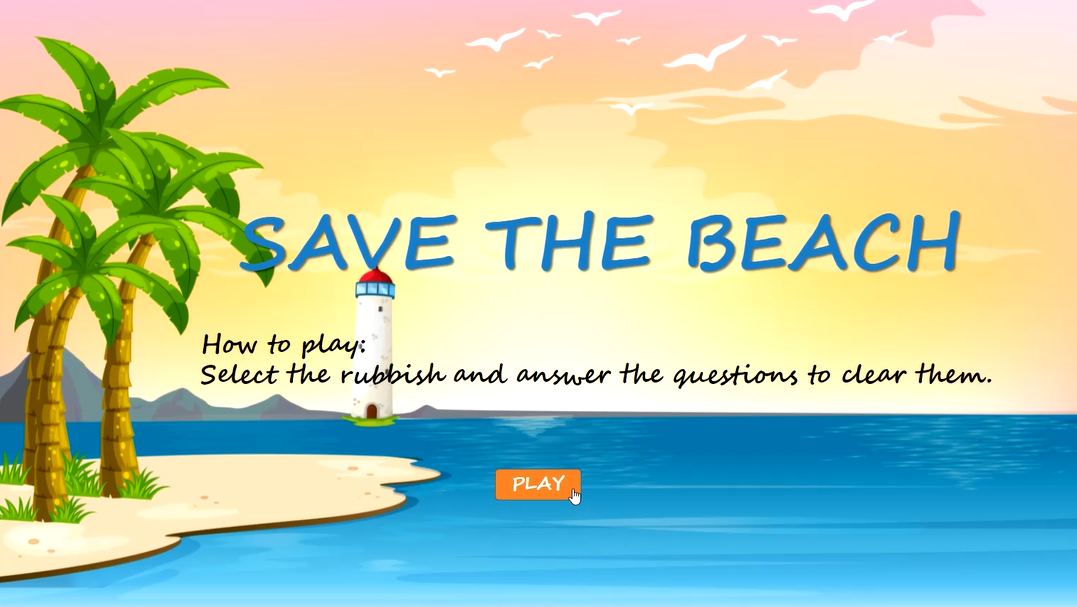 Create the Save the Beach Game in ActivePresenter 8