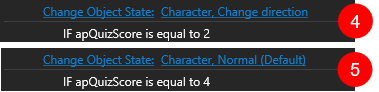 Change Object State for Character