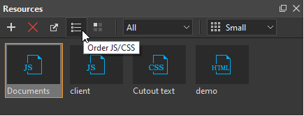 Order JS and CSS