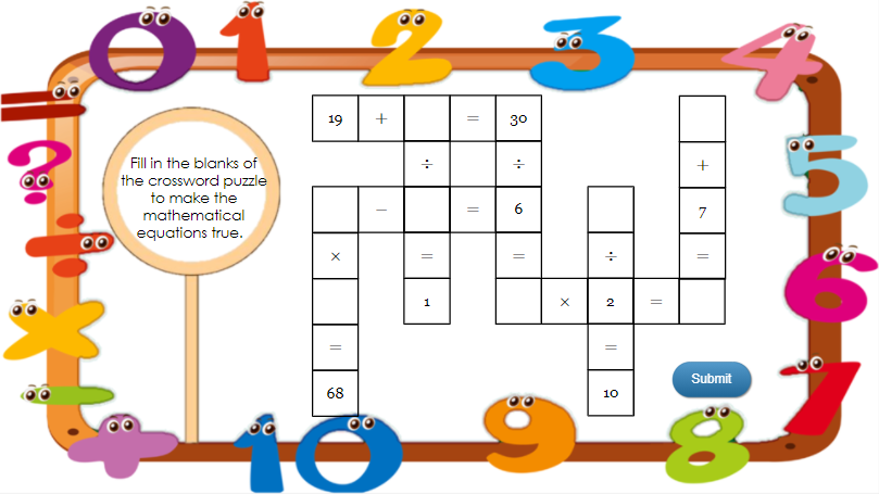 Math Crossword Puzzle2 