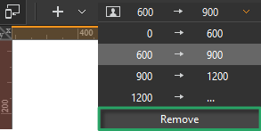 Removing Breakpoints to Delete Layouts