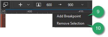 Select Add Breakpoint