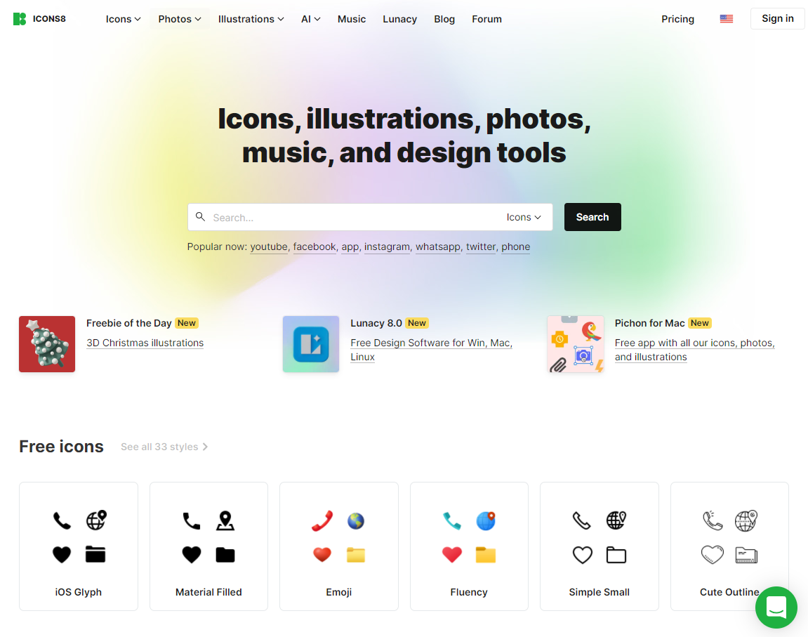 To download free icons for commercial use, give this site a go