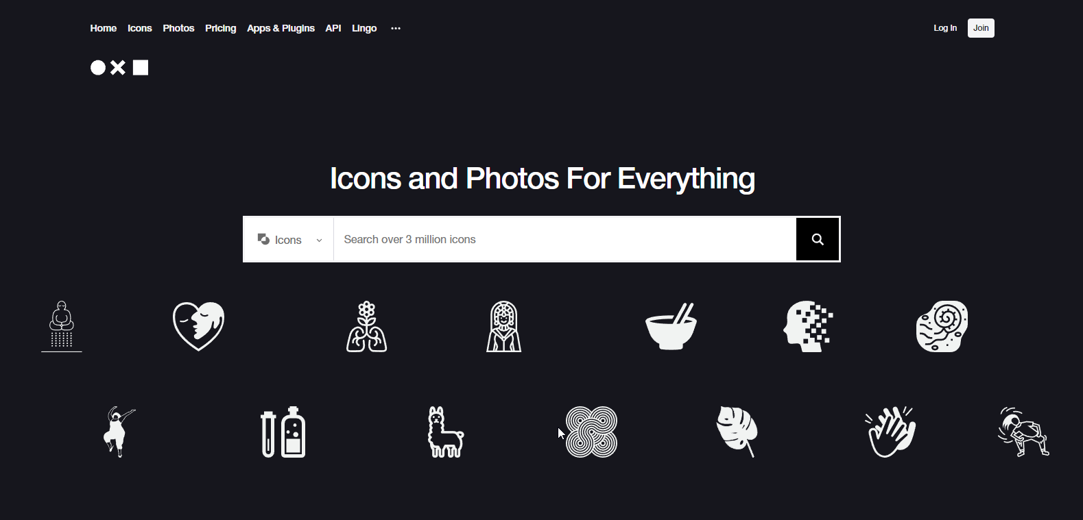 A library of free commercial use icons are available in The Noun Project