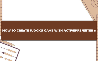 Create Sudoku Game with ActivePresenter 8