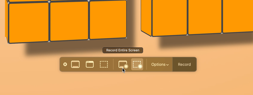 Record screen using Screenshot Toolbar