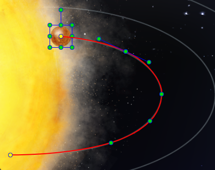 Make planet orbits around the sun