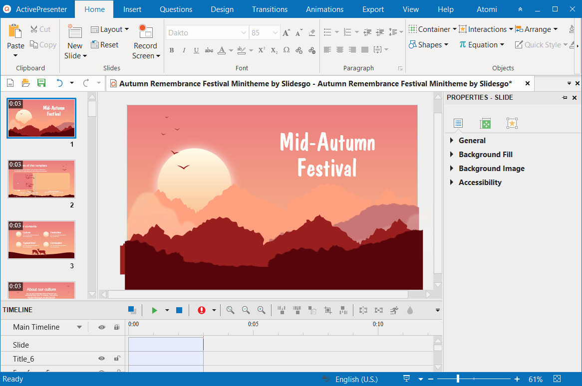 convert PowerPoint to HTML5