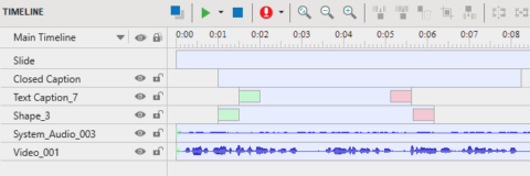 Overview of Multiple Timelines in ActivePresenter 9