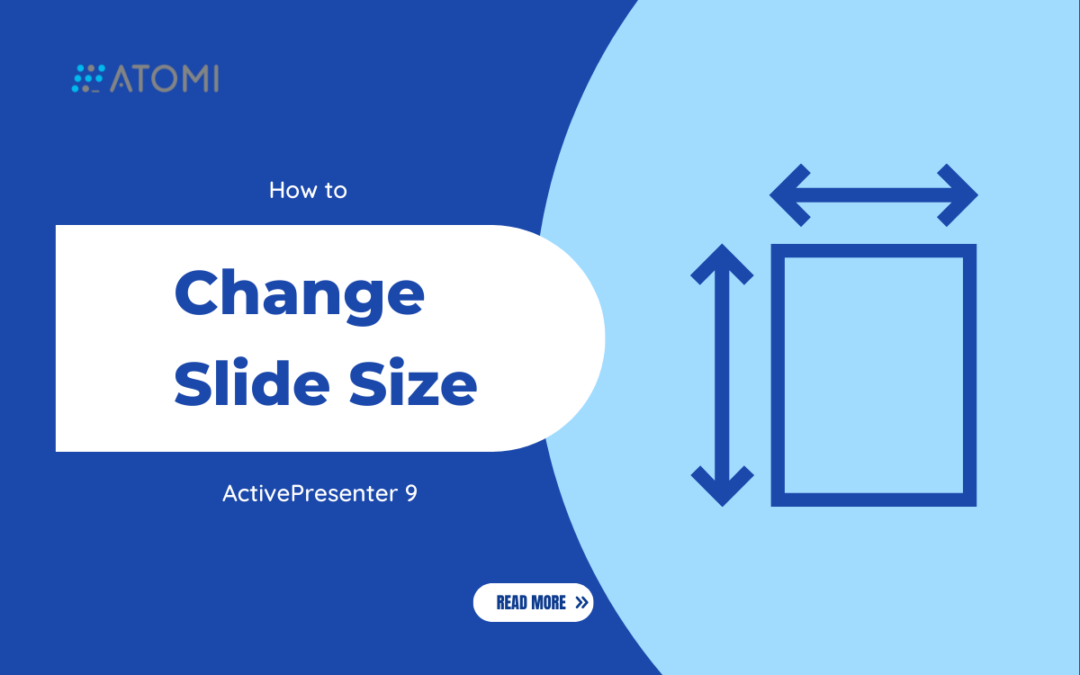 How to Change Slide Size in ActivePresenter 9