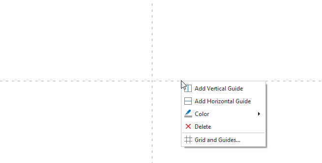 option from the context menu